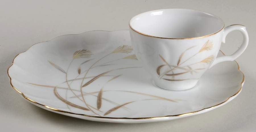 Sea Breeze Snack Plate & Cup Set by Laurel (Japan)-1