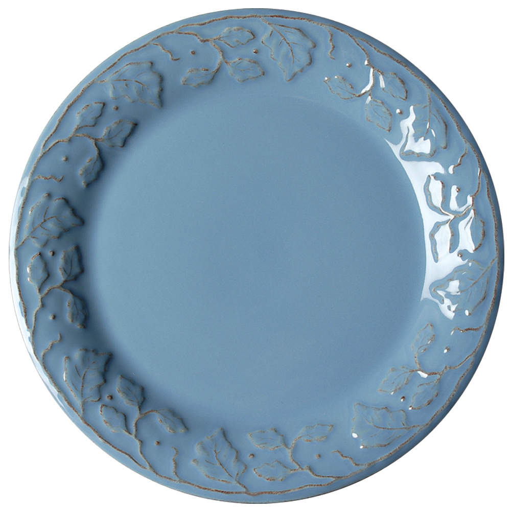 Vintage Vine Blue Mist Dinner Plate by Longaberger-1