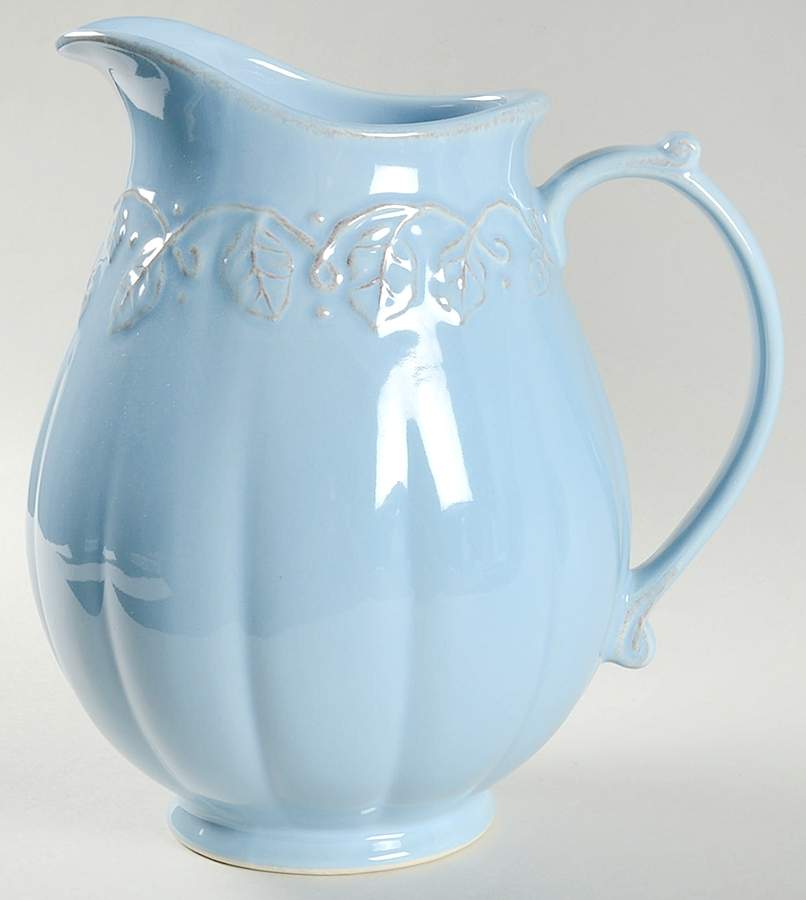 Vintage Vine Blue Mist 96 Oz Pitcher by Longaberger-1