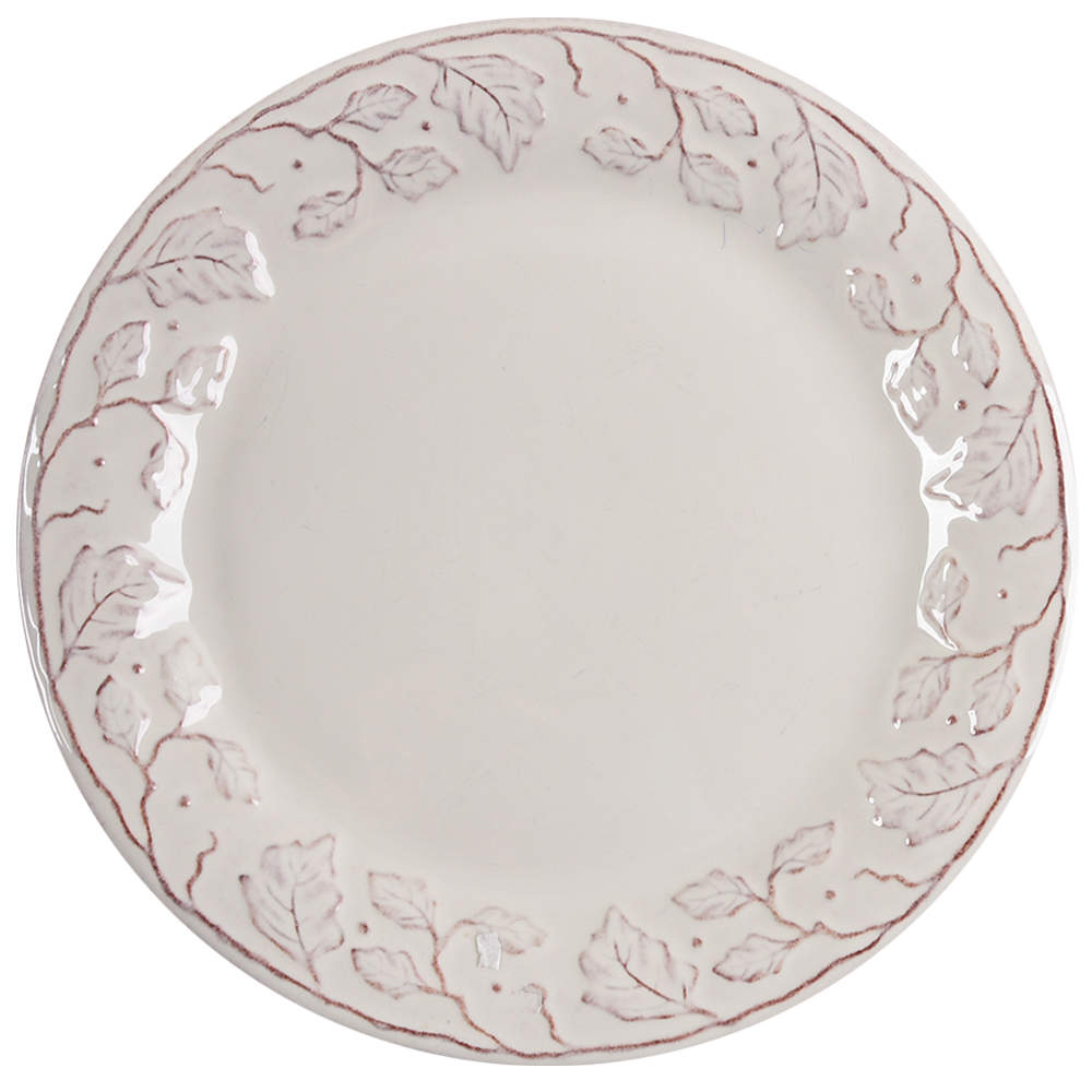 Vintage Vine Cream Dinner Plate by Longaberger-1