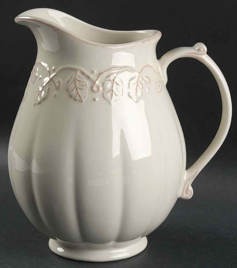Vintage Vine Cream 96 Oz Pitcher by Longaberger-1
