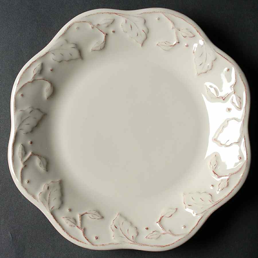 Vintage Vine Cream Luncheon Plate by Longaberger-1