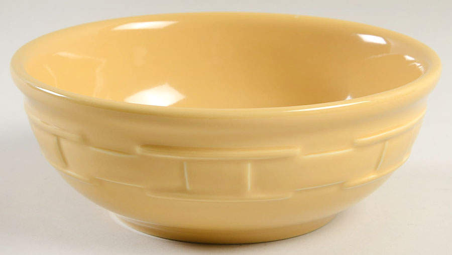 Woven Traditions Butternut Coupe Cereal Bowl by Longaberger-1
