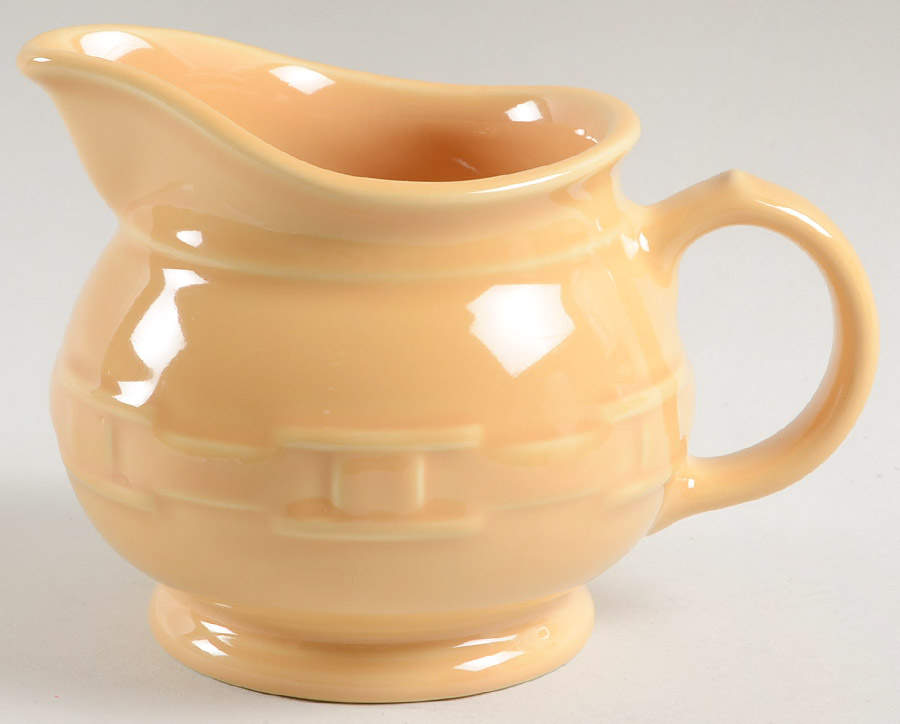 Woven Traditions Butternut Gravy/Sauce Pitcher by Longaberger-1