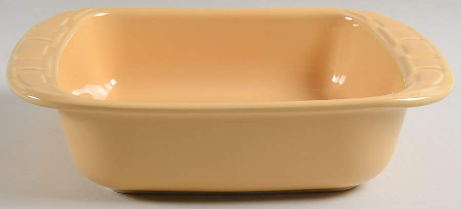 Woven Traditions Butternut 8" Square Baker by Longaberger-1