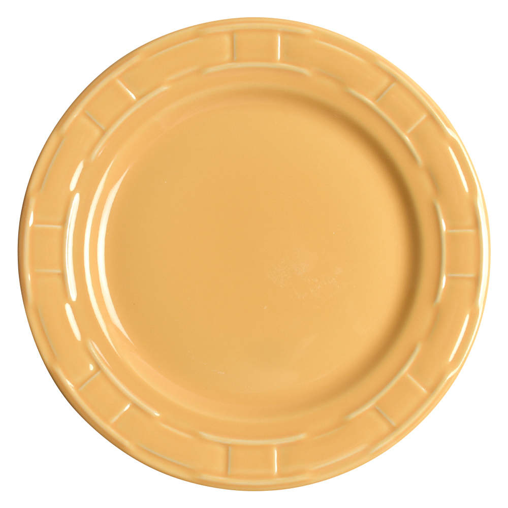 Woven Traditions Butternut Dinner Plate by Longaberger-1