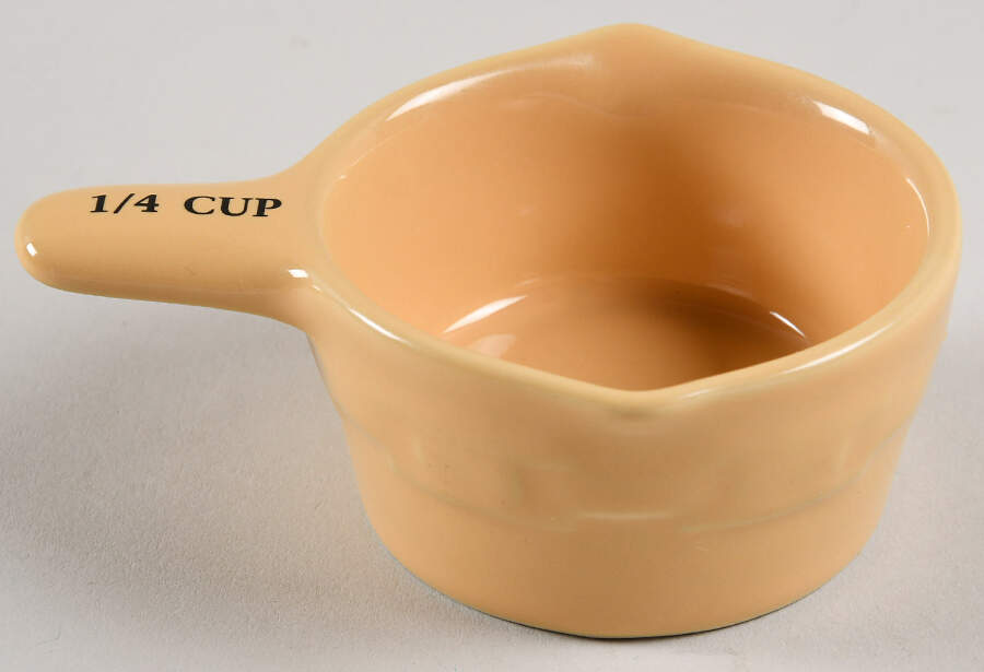 Woven Traditions Butternut 1/4 Cup Measuring Cup by Longaberger-1