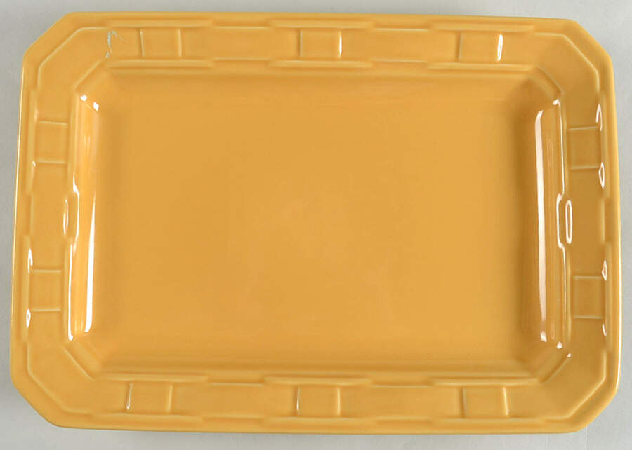 Woven Traditions Butternut 13" Rectangular Serving Platter by Longaberger-1