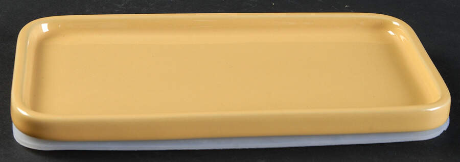 Woven Traditions Butternut Lid for 8" Rectangular Baker by Longaberger-1