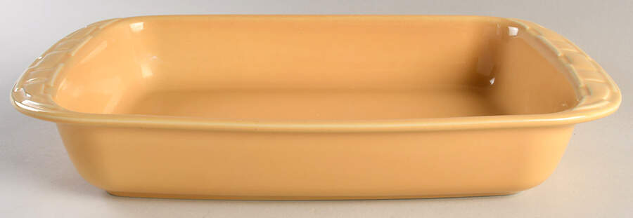 Woven Traditions Butternut 16" Rectangular Baker by Longaberger-1