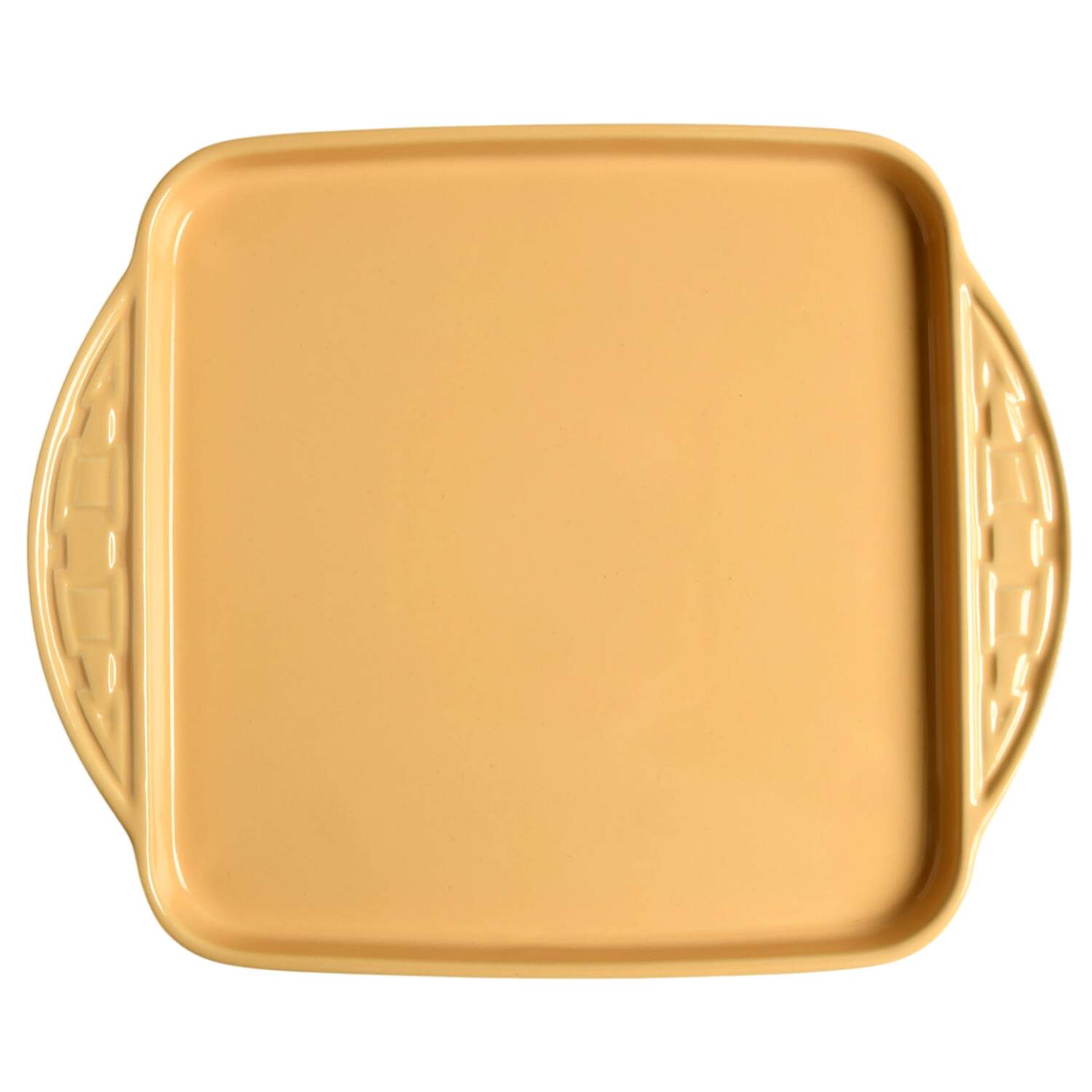 Woven Traditions Butternut 10" Square Tray/Baker Lid (for SQ10LT) by Longaberger-1