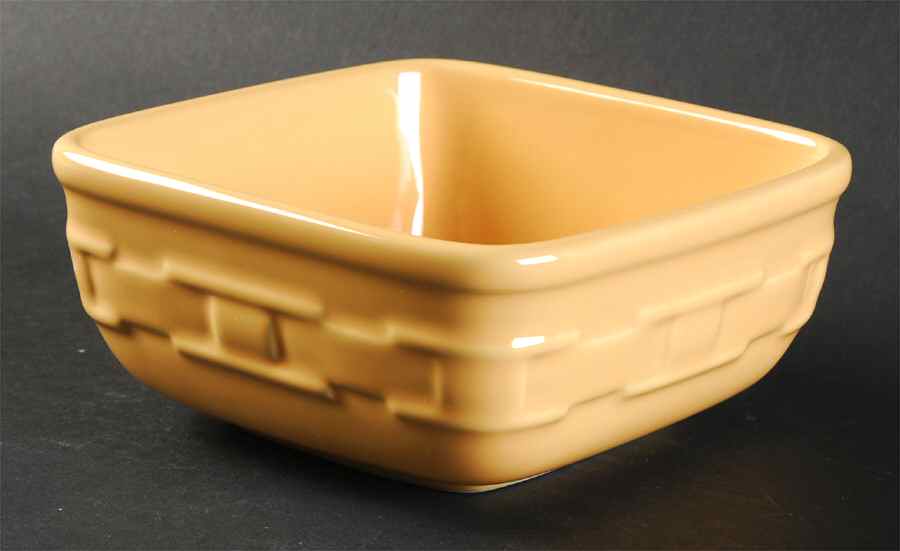Woven Traditions Butternut Square Cereal Bowl by Longaberger-1