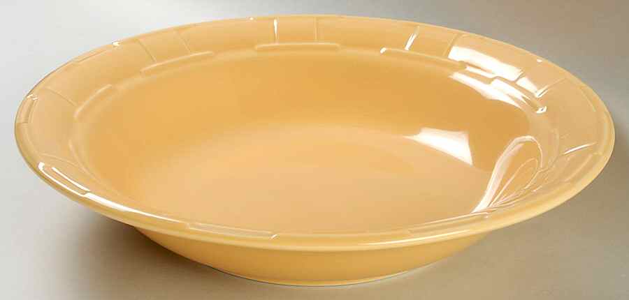 Woven Traditions Butternut 12" Pasta Serving Bowl by Longaberger-1