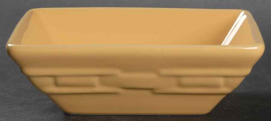 Woven Traditions Butternut 5" Square Tasting Bowl by Longaberger-1