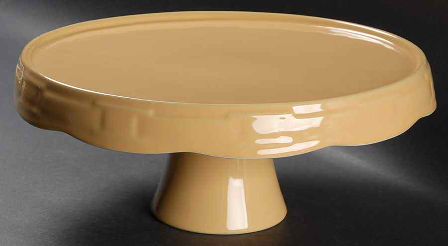 Woven Traditions Butternut 11" Diameter Pedestal Cake Stand by Longaberger-1