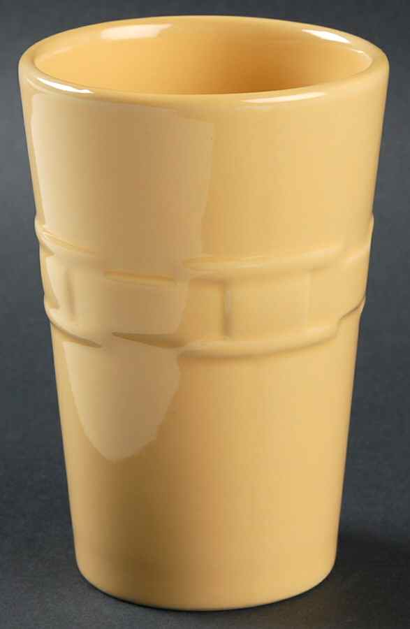 Woven Traditions Butternut China Bathroom Tumbler by Longaberger-1