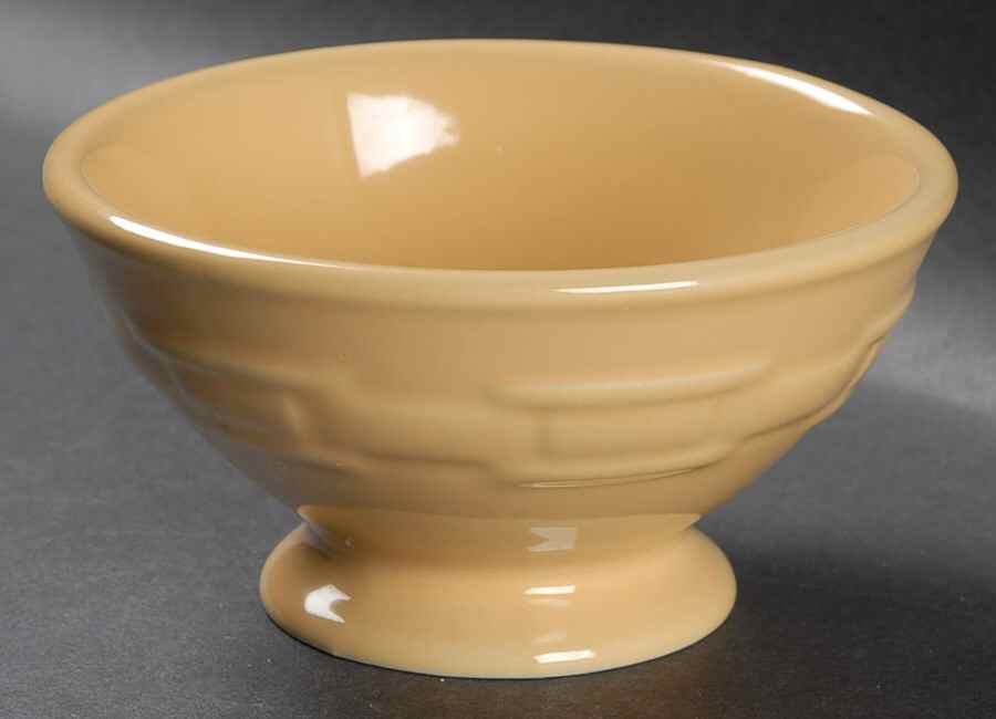 Woven Traditions Butternut Footed Ice Cream Cup by Longaberger-1