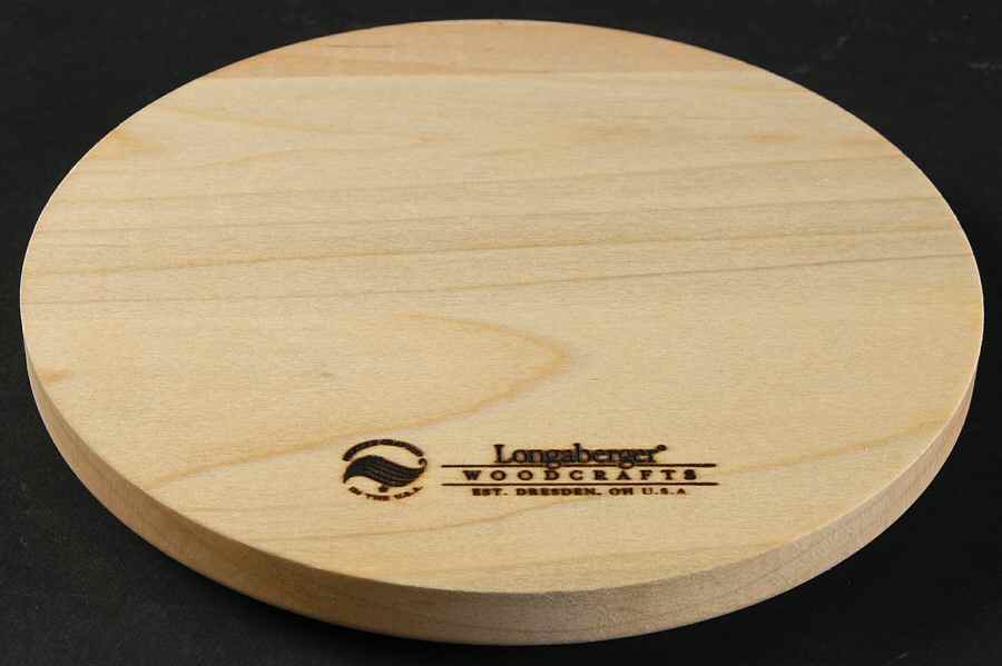 Woven Traditions Butternut Rd Wood Cutting Board for Cheese & Cracker Tray by Longaberger-1