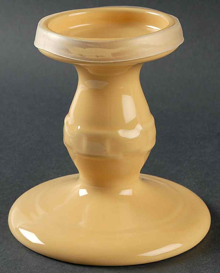 Woven Traditions Butternut Ceramic Base for Glassware Trifle Bowl & Plast Lid by Longaberger-1
