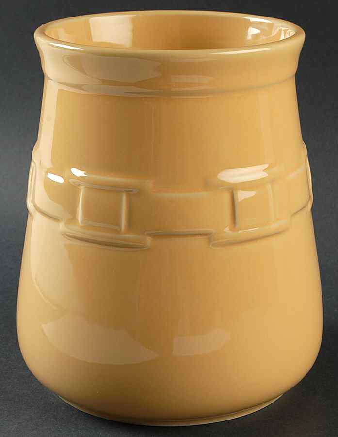 Woven Traditions Butternut Kitchen Crock No Wood Lid by Longaberger-1