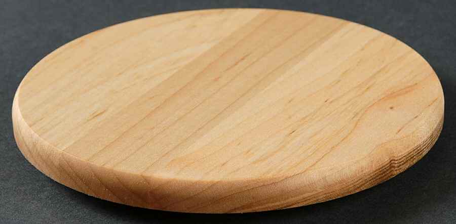 Woven Traditions Butternut Wood Lid for Kitchen Crock by Longaberger-1