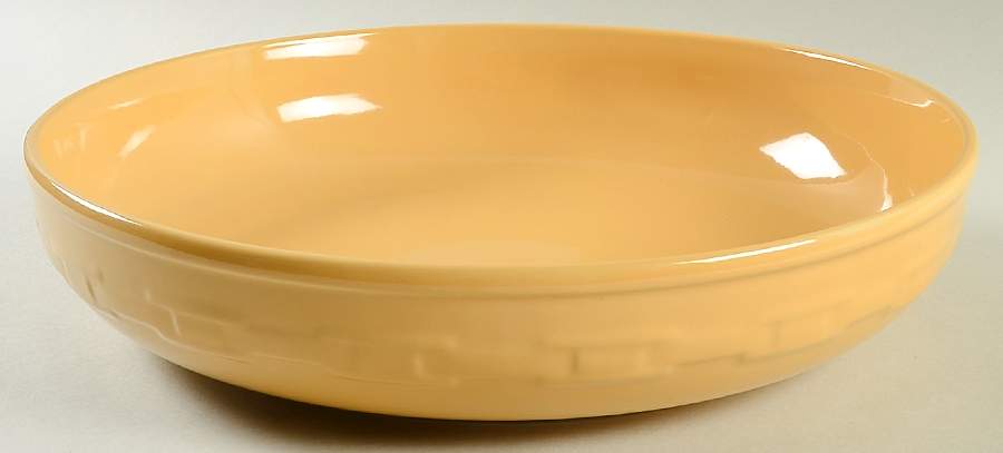 Woven Traditions Butternut 13" Round Serving Bowl by Longaberger-1