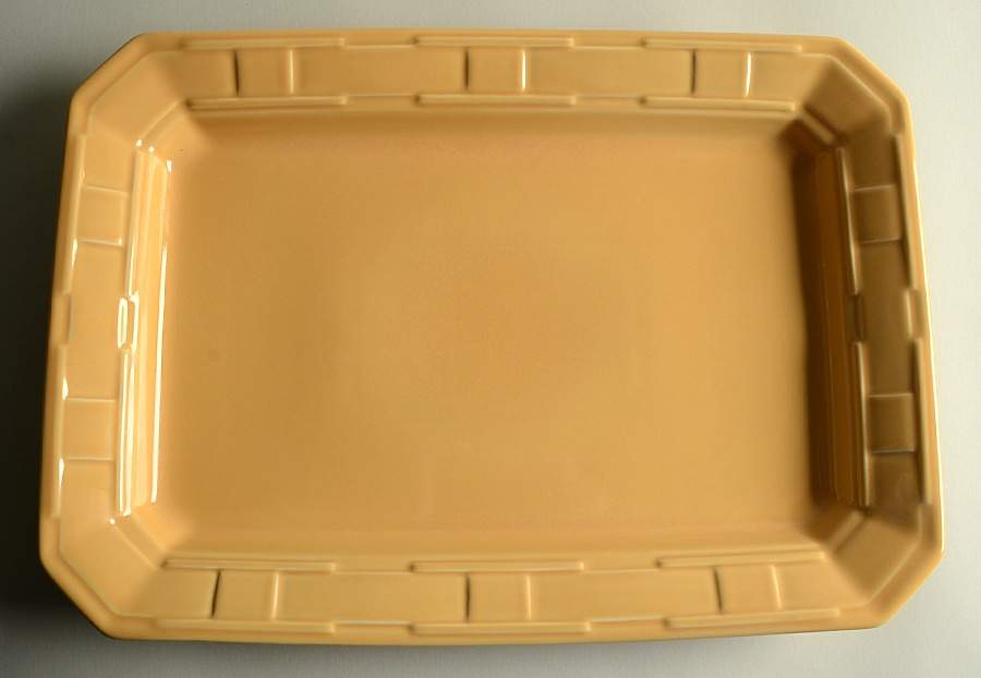 Woven Traditions Butternut 17" Rectangular Serving Platter by Longaberger-1