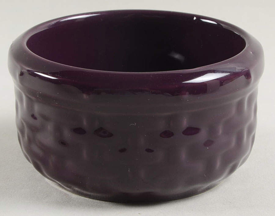 Woven Traditions Eggplant Custard Cup by Longaberger-1