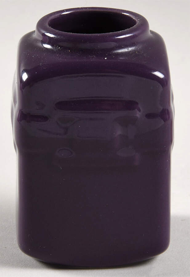 Woven Traditions Eggplant Small Spice Jar No Cork Stopper by Longaberger-1