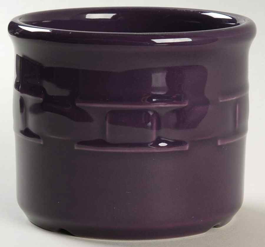 Woven Traditions Eggplant 1 Pint Crock by Longaberger-1