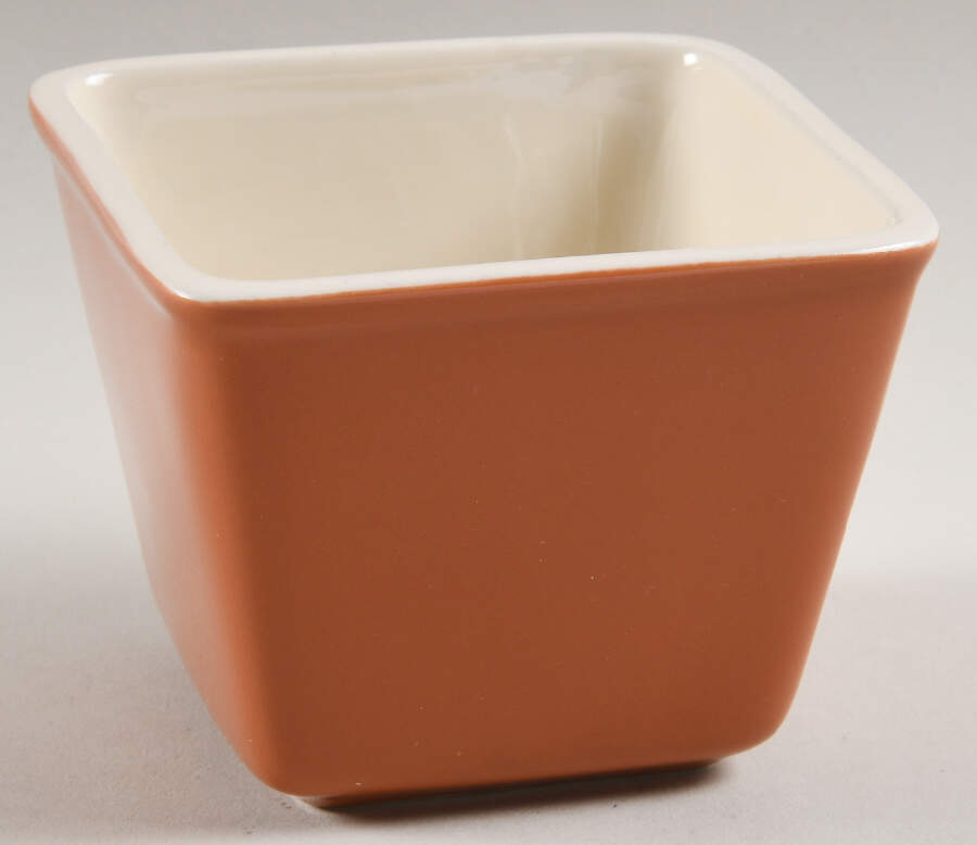 Woven Traditions Spice 4" Square Dish by Longaberger-1