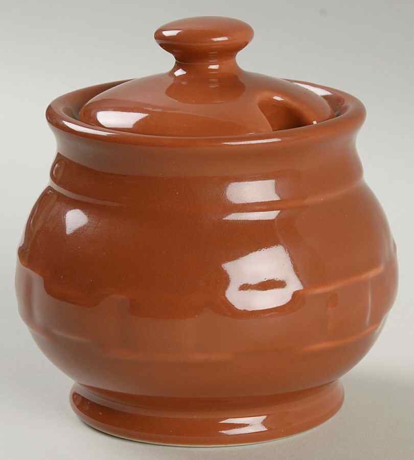 Woven Traditions Spice Sugar Bowl & Lid by Longaberger-1