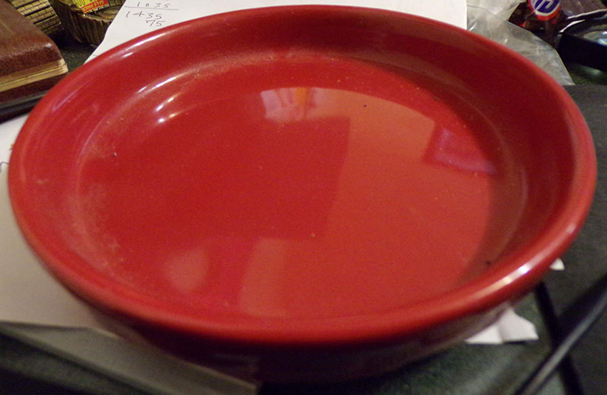 Woven Traditions Tomato (Red) 6" Flower Pot & Underplate by Longaberger-1