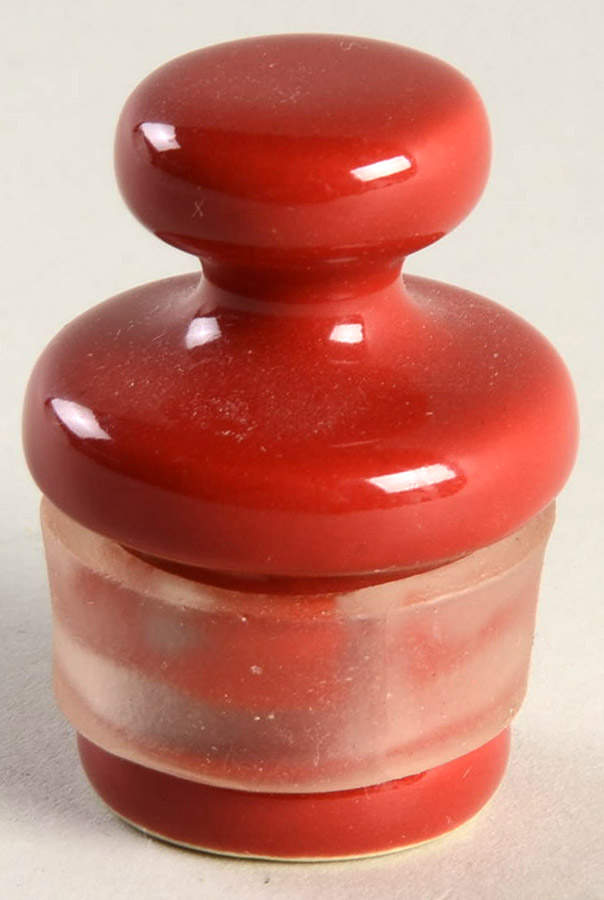 Woven Traditions Tomato (Red) Oil Stopper by Longaberger-1