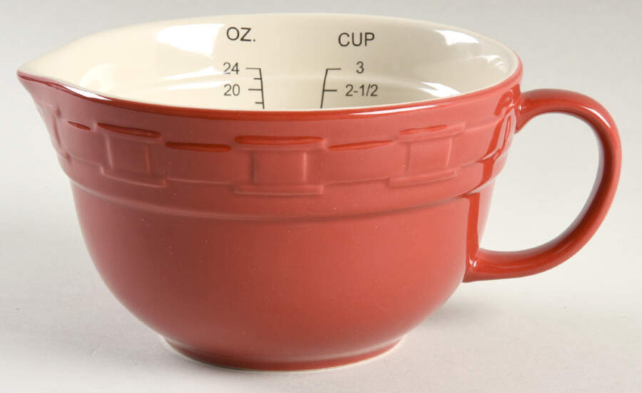 Woven Traditions Tomato (Red) Measuring Cup by Longaberger-1