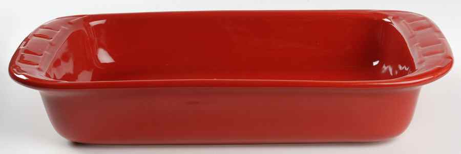 Woven Traditions Tomato (Red) 11" Rectangular Baker by Longaberger-1