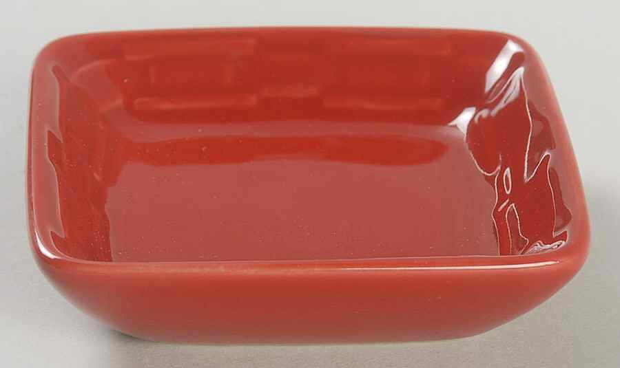 Woven Traditions Tomato (Red) Individual Dip Dish by Longaberger-1