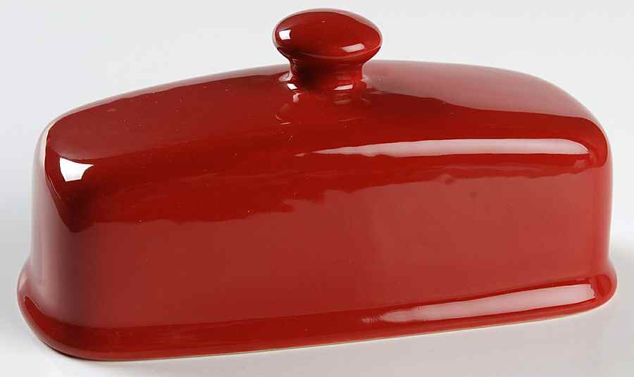 Woven Traditions Tomato (Red) Lid for 1/4 Lb Butter by Longaberger-1