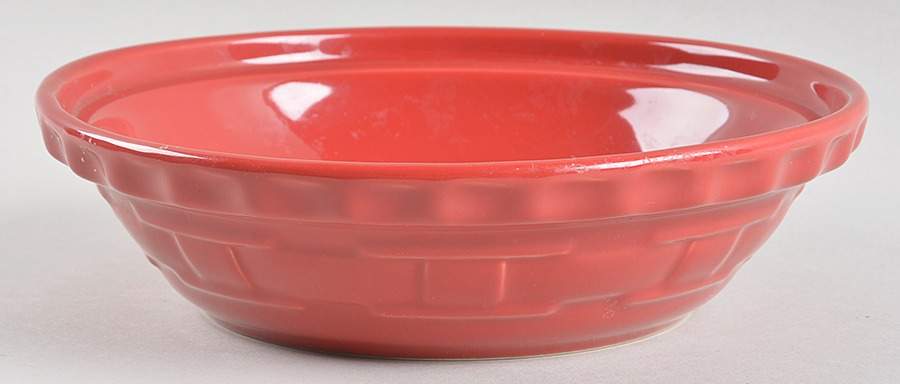 Woven Traditions Tomato (Red) 7" Pie Baking Plate by Longaberger-1