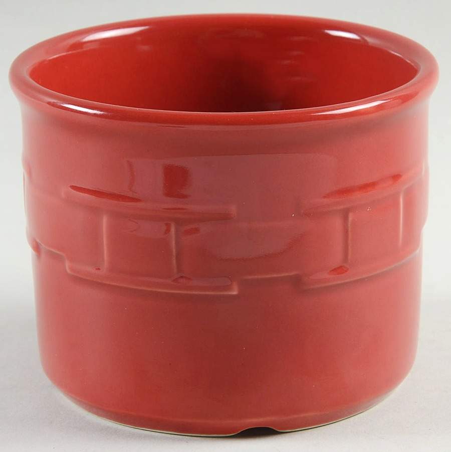 Woven Traditions Tomato (Red) 1 Pint Crock by Longaberger-1