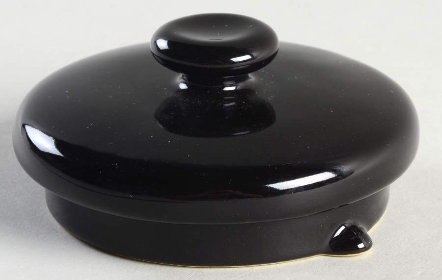 Woven Traditions Ebony Lid for Teapot by Longaberger-1