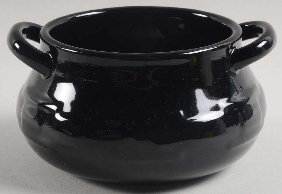 Woven Traditions Ebony Open Individual Tureen by Longaberger-1