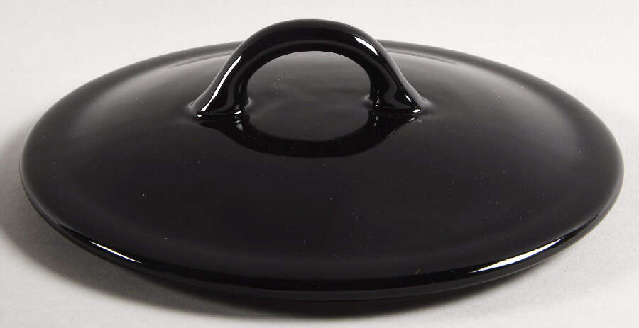 Woven Traditions Ebony Lid for Tureen by Longaberger-1
