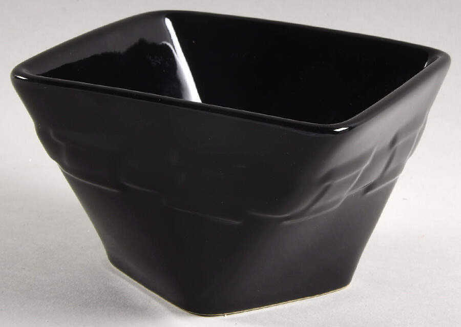 Woven Traditions Ebony 5" Square Vegetable Bowl by Longaberger-1