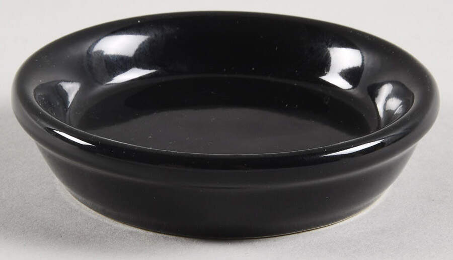 Woven Traditions Ebony Underplate for 3" Flower Pot by Longaberger-1