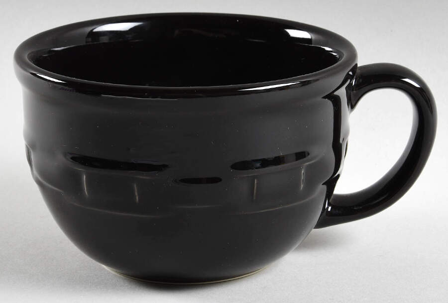 Woven Traditions Ebony Cappuccino Cup by Longaberger-1