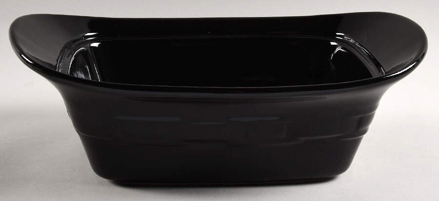 Woven Traditions Ebony 1.5 Quart Rectangular Casserole No Lid by Longaberger-1