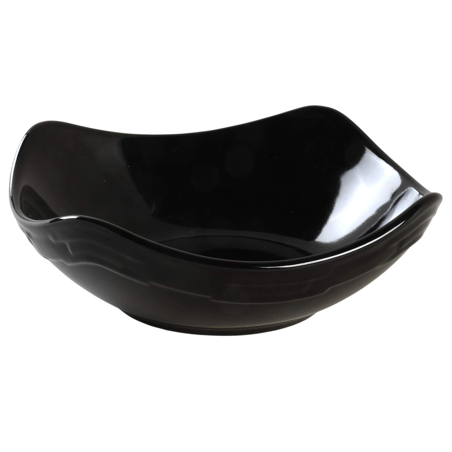Woven Traditions Ebony Medium Ripple Bowl by Longaberger-1