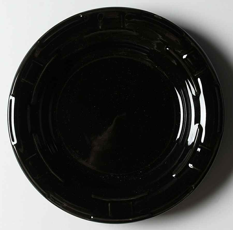 Woven Traditions Ebony Bread & Butter Plate by Longaberger-1