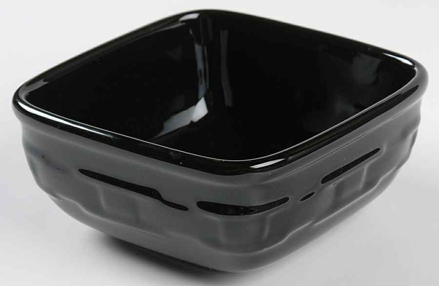 Woven Traditions Ebony Square Cereal Bowl by Longaberger-1